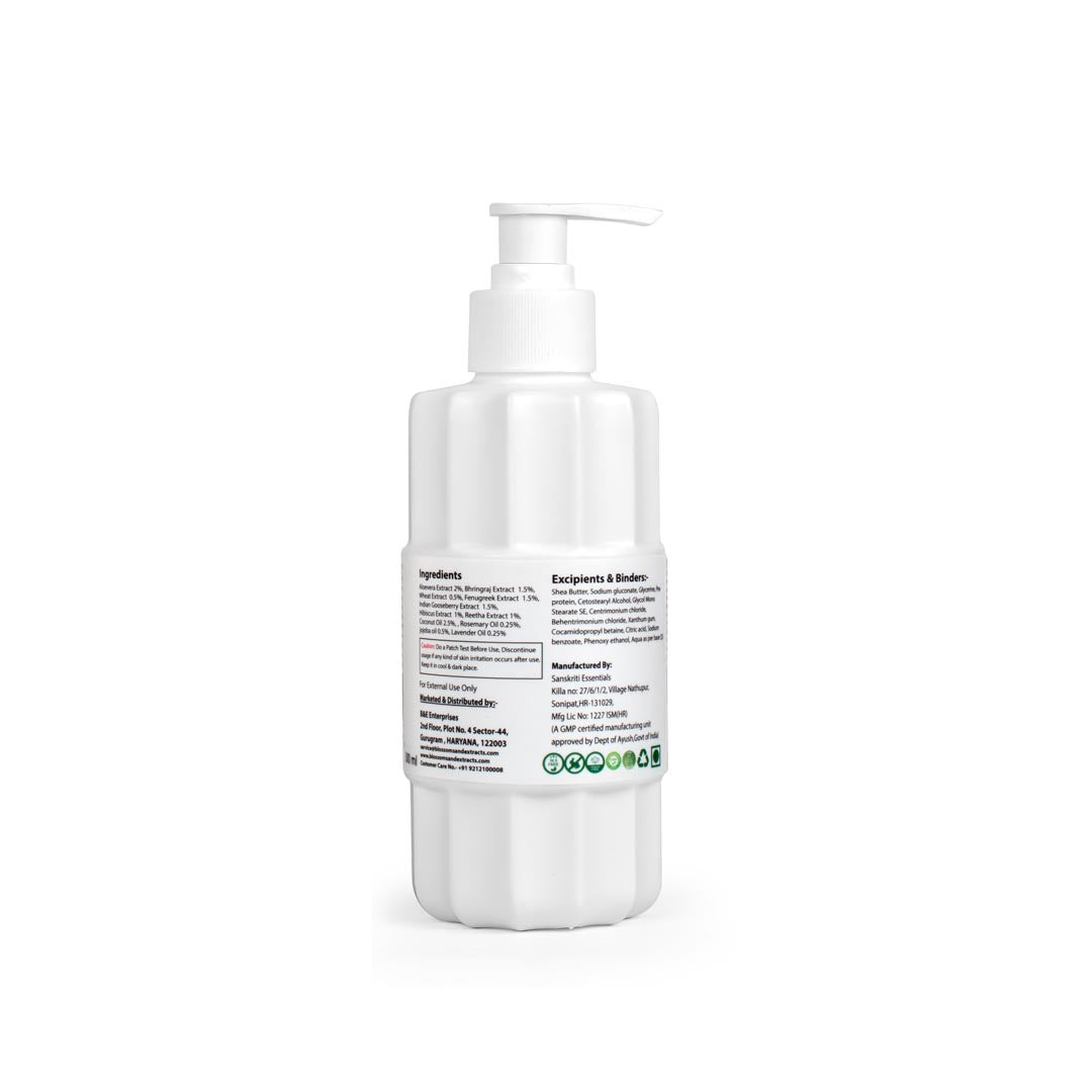 Blossoms & Extracts SOFT & SMOOTH HAIR CONDITIONER Silky Shine, Naturally (Aloe vera extracts, Bhringraj Extracts, Wheat Extracts)