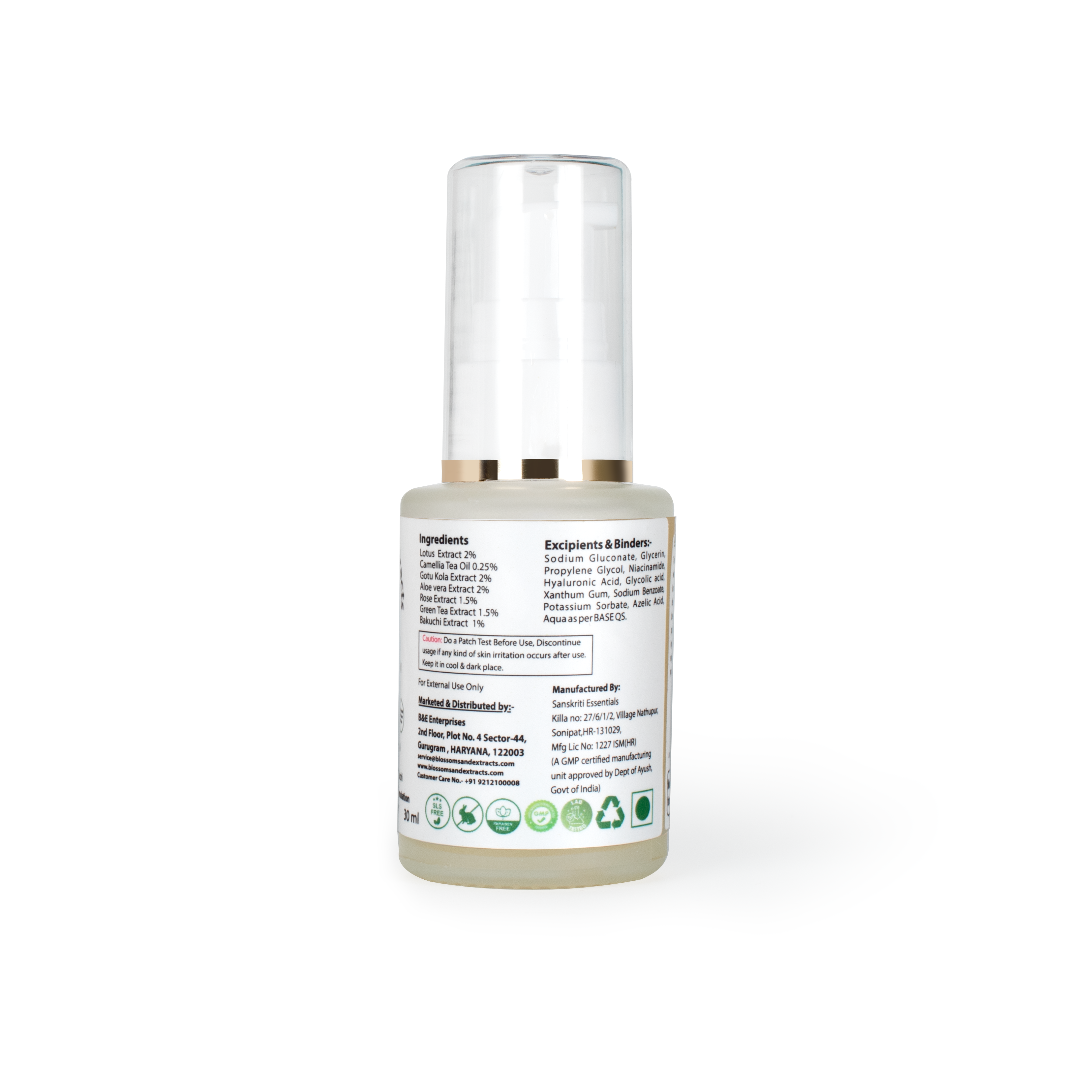blossoms & extracts face serum
