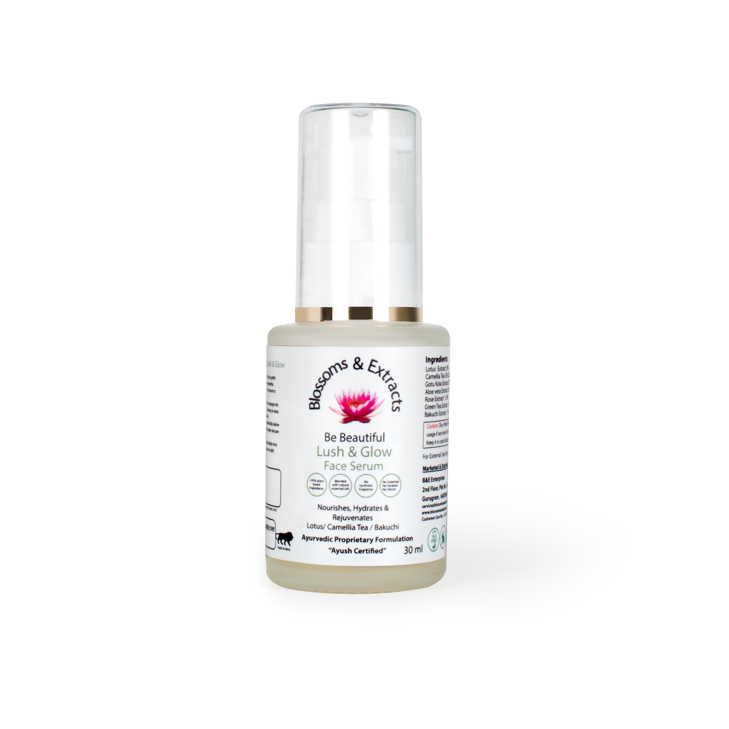 blossoms & extracts face serum