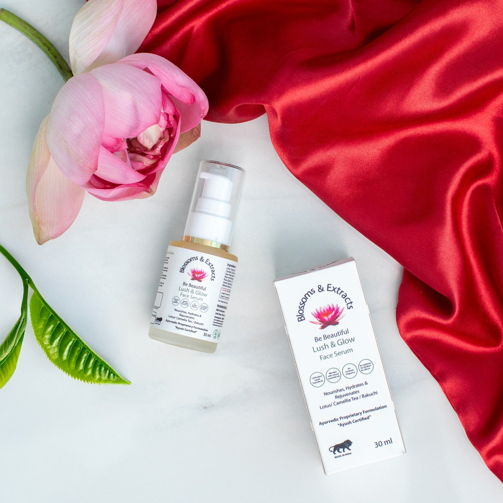 blossoms & extracts face serum